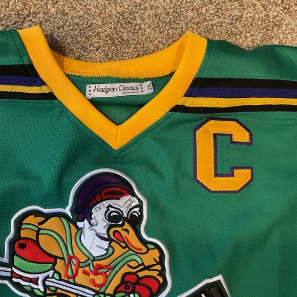Headgear Classics Authentic Movie Throwbacks Charlie Conway 96 Jersey. 2XL - Picture 2 of 9